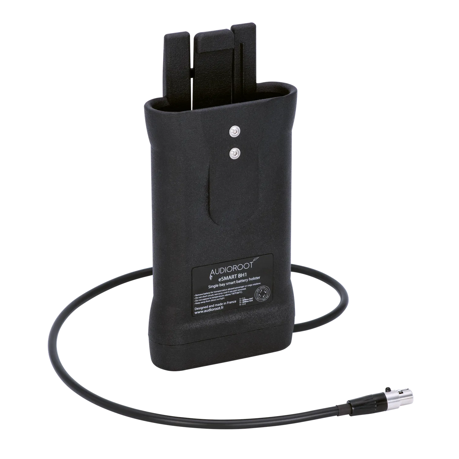 BSRF Audioroot BH1 support batterie eSMART sortie Hirose HRS4
