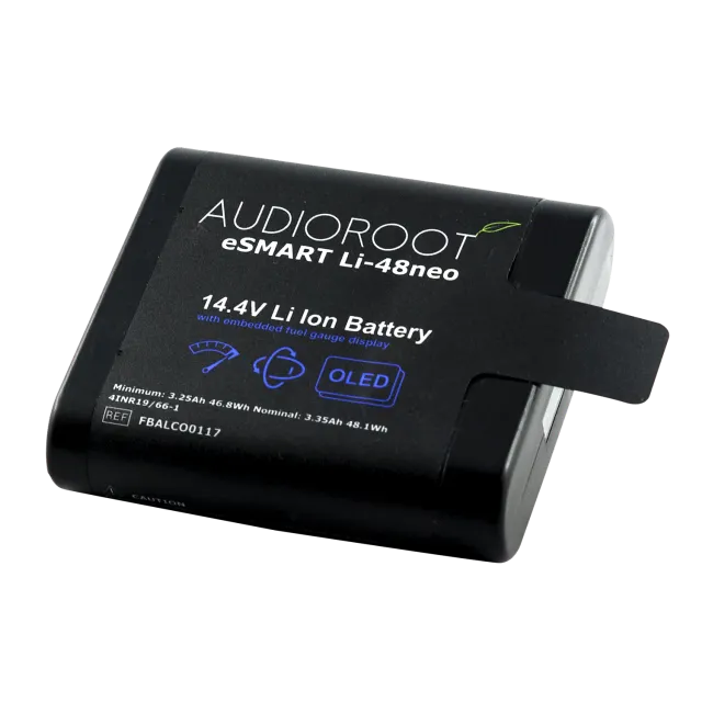 BSRF Audioroot eSMART Li-48neo batterie 48 Wh 14,4 V OLED