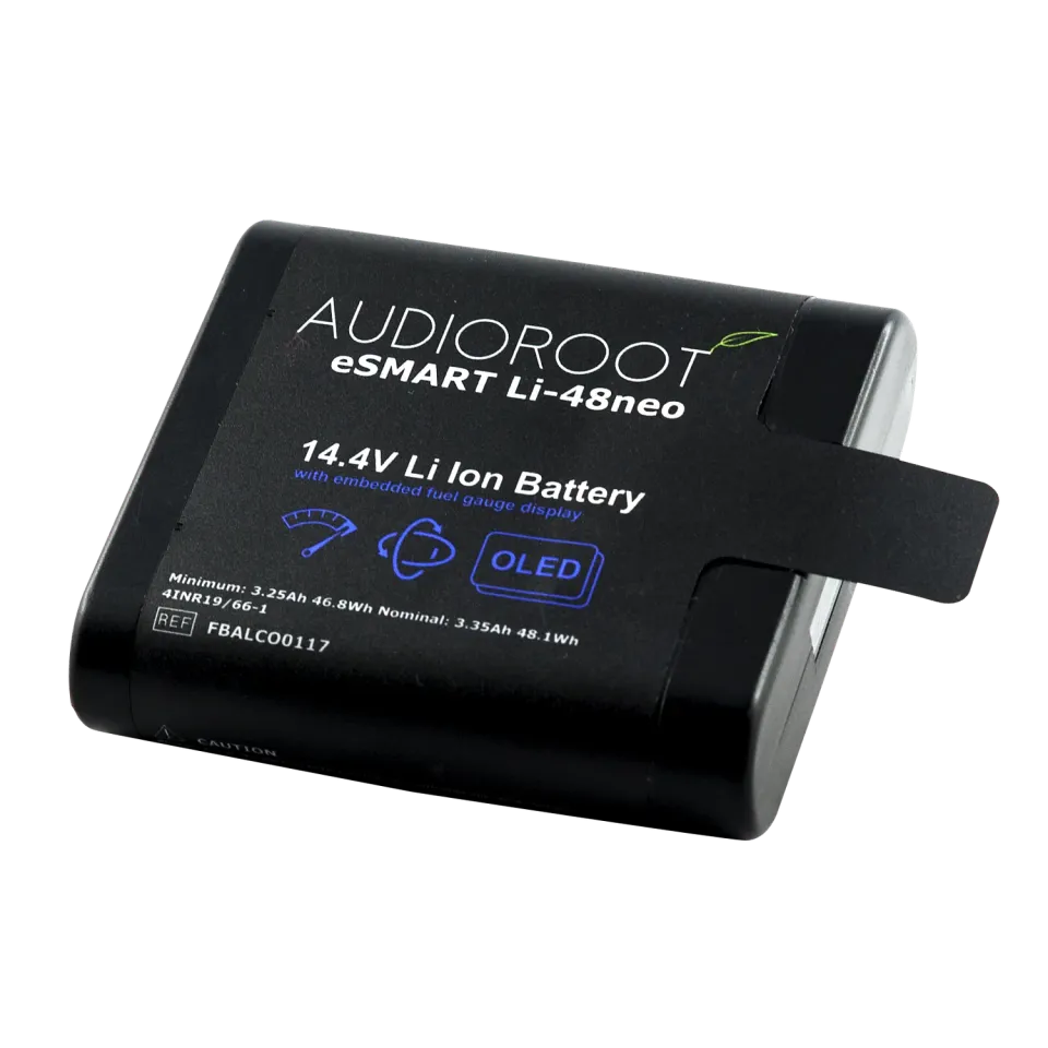BSRF Audioroot eSMART Li-48neo batterie 48 Wh 14,4 V OLED