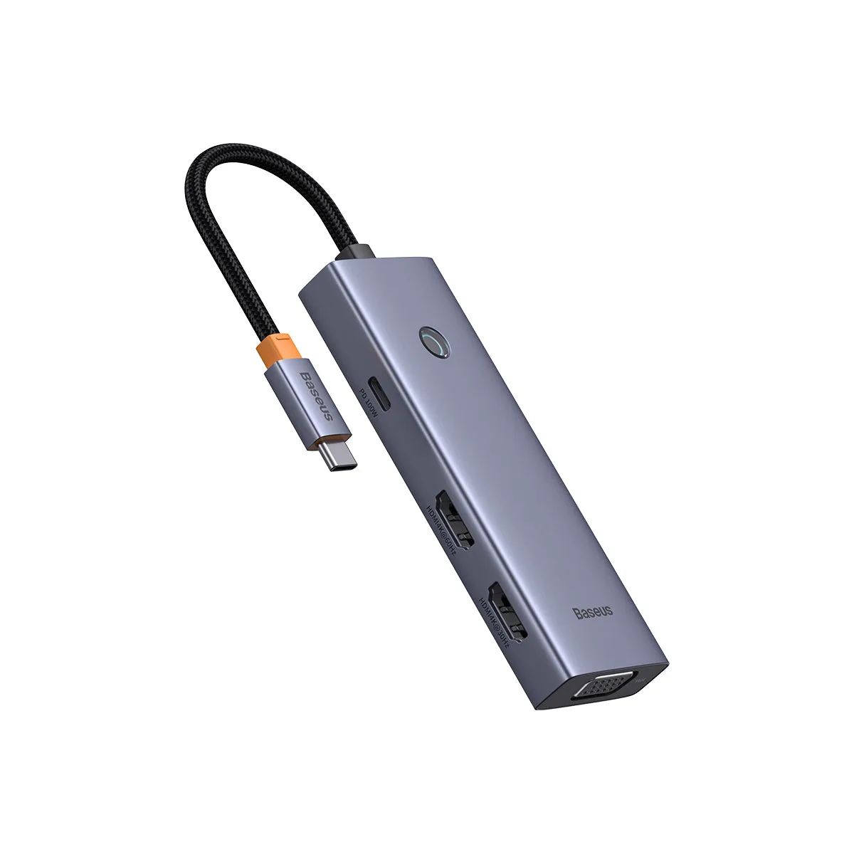 Baseus hub USB-C 7 en 1 triple écran 4K