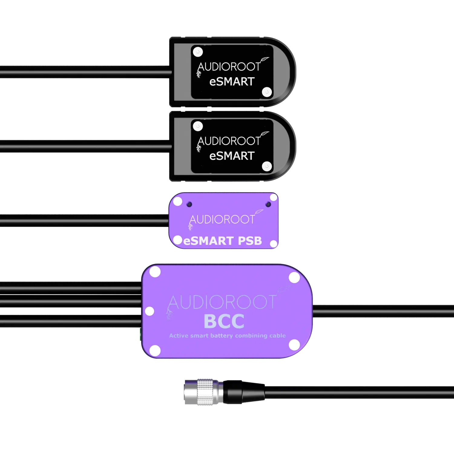 BSRF Audioroot BCC câble combineur d’alimentation 4 entrées