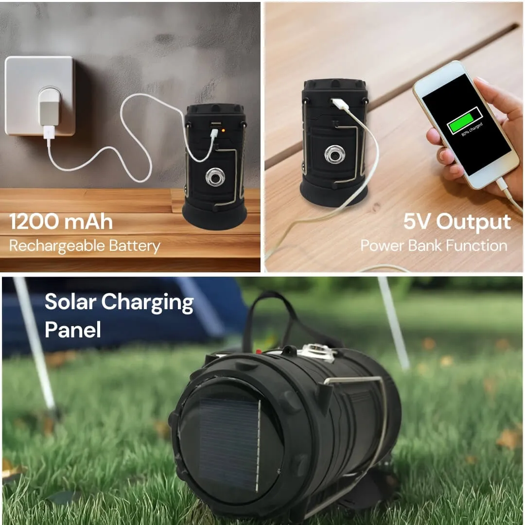 Uniross lanterne solaire USB LED 360° IP44 1200 mAh