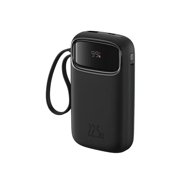 Baseus Qpow2 batterie externe 10 000 mAh noire 22,5 W