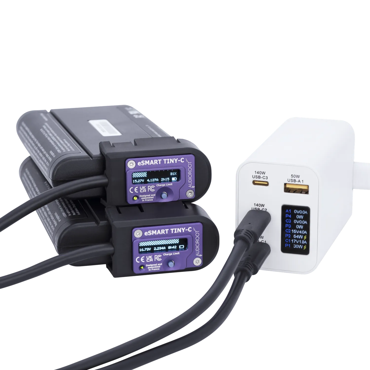 Audioroot eSMART TINY-C chargeur batterie USB-C PPS