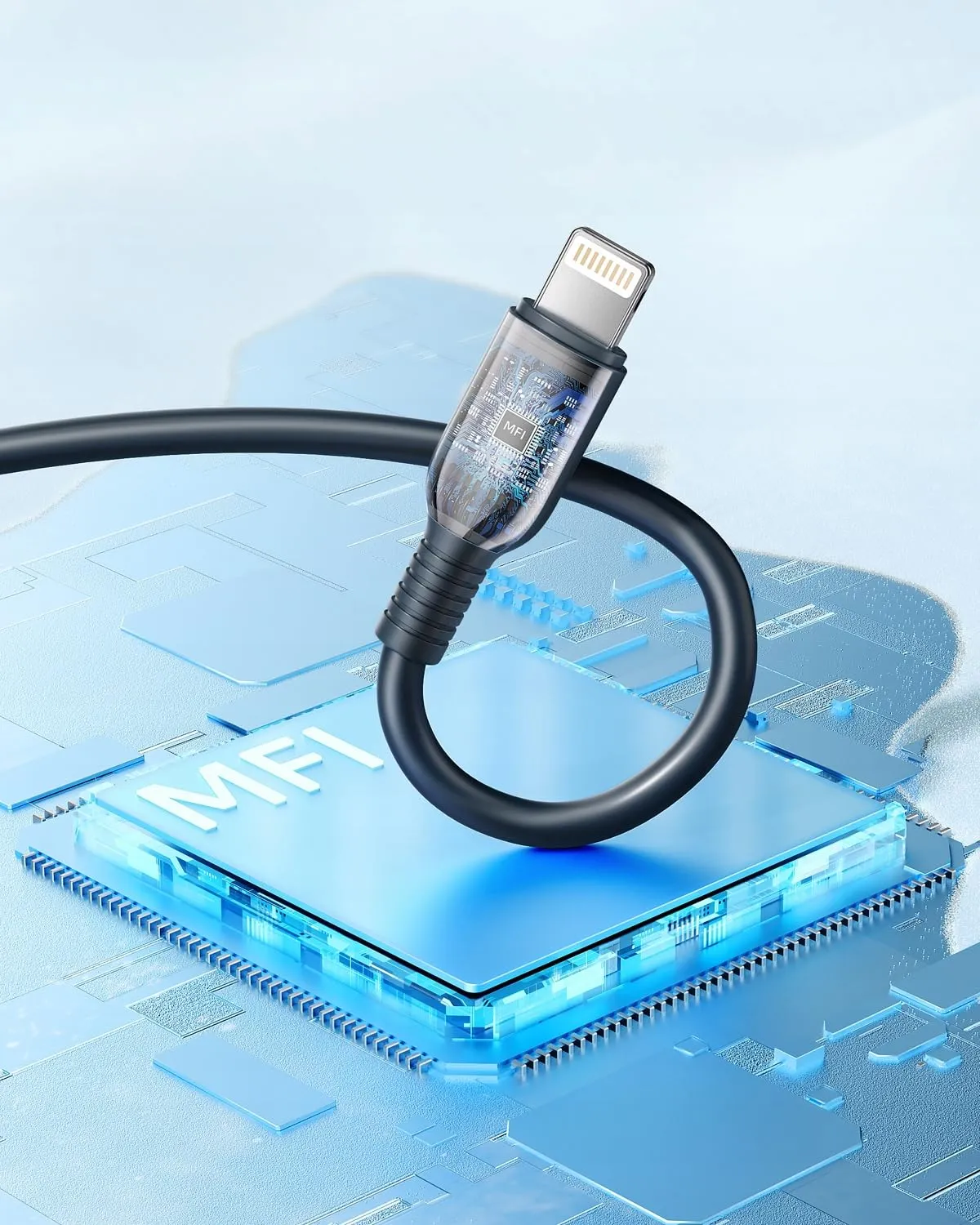 Innostyle Jazzy câble Lightning USB-C 1,2 m noir Kevlar