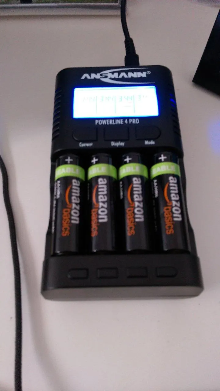 ANSMANN Powerline 4 Pro chargeur accus AA AAA 1 à 4
