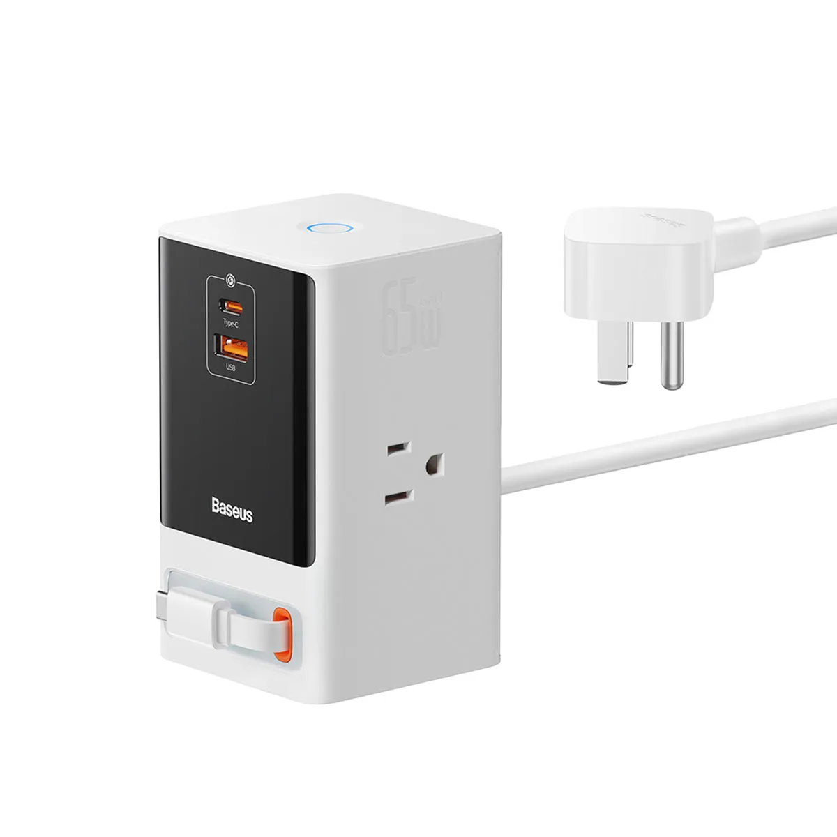 Baseus PowerCombo station de charge 6 en 1 65W blanc