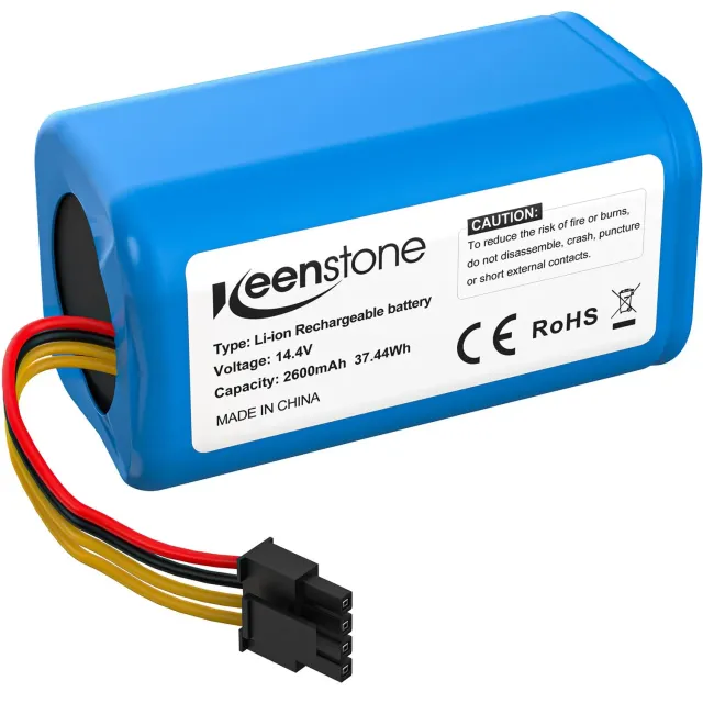 Keenstone batterie aspirateur robot 2600 mAh 4 broches