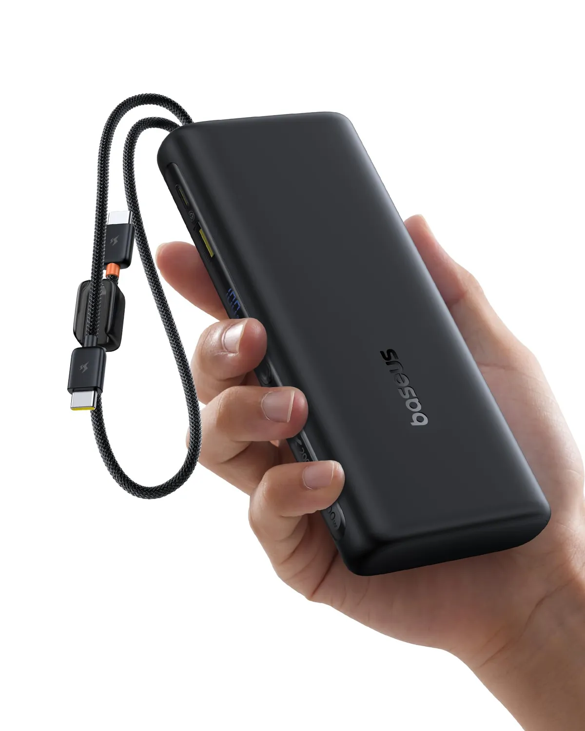 Baseus FC41 batterie externe 25 000 mAh 145 W avec câbles USB-C intégrés