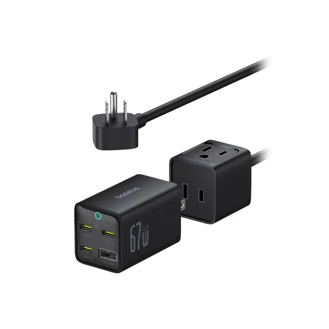 Baseus PowerCombo Mini multiprise 67 W AC+1U+3C