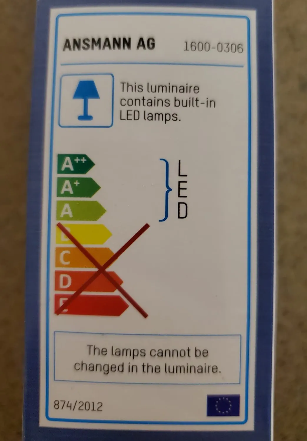 ANSMANN IL230R lampe d’inspection rechargeable 230 lm