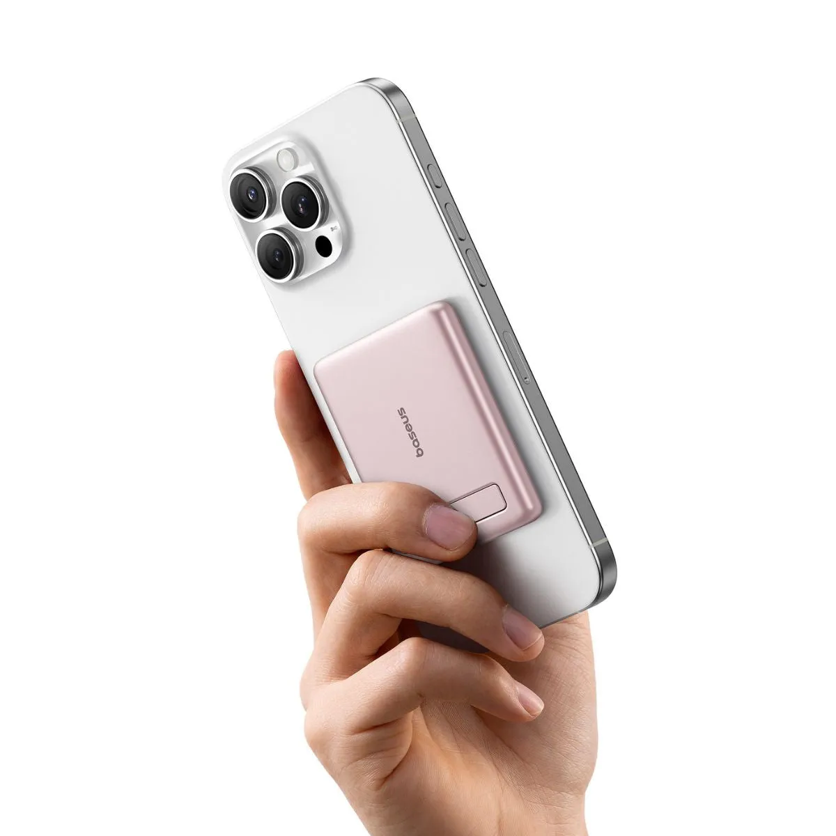 Baseus PicoGo AM31 Mini Magnetic Power Bank with Stand 5000mAh batterie magnétique