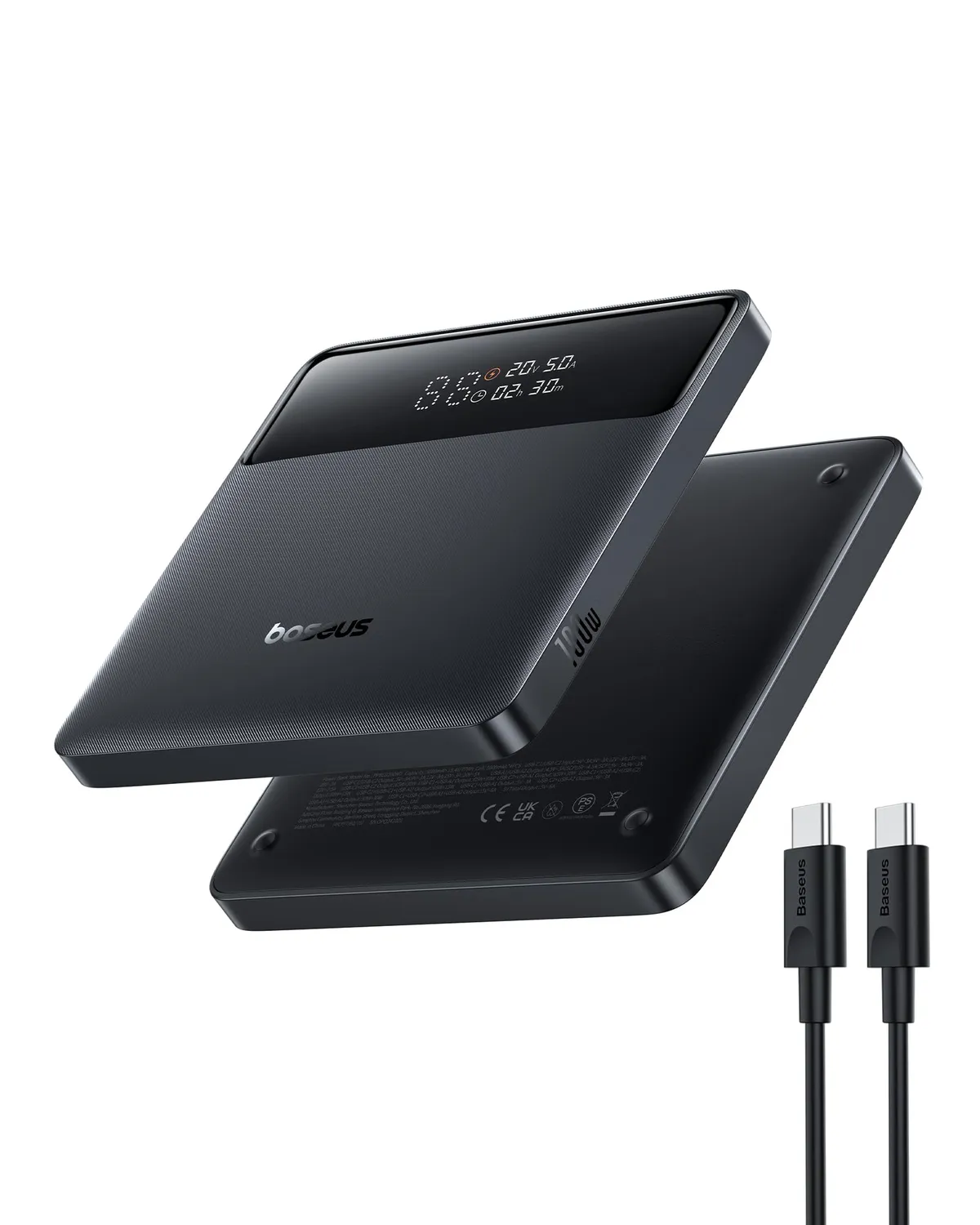 Baseus Blade H1 batterie externe 20 000 mAh 100 W noir intergalactique