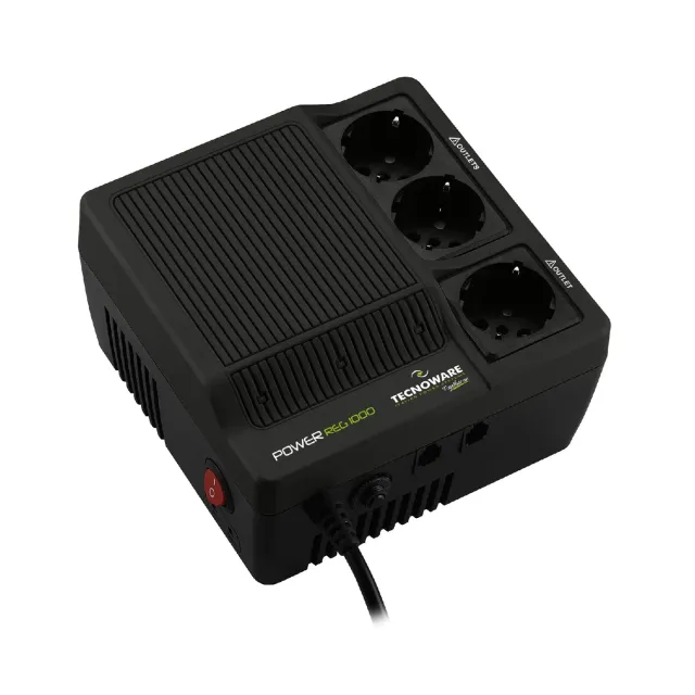 Tecnoware PowerReg 1000VA stabilisateur tension 3 prises