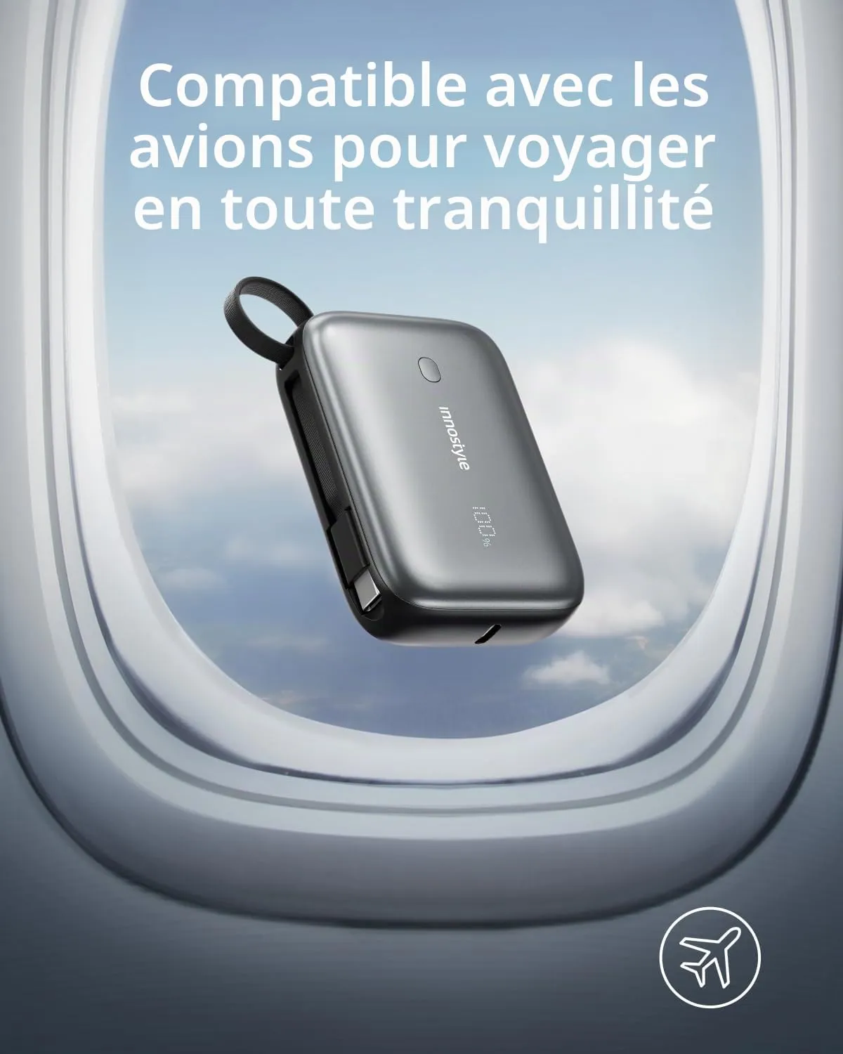 Innostyle PowerGo Mini+ batterie externe 10 000 mAh 22,5 W USB-C