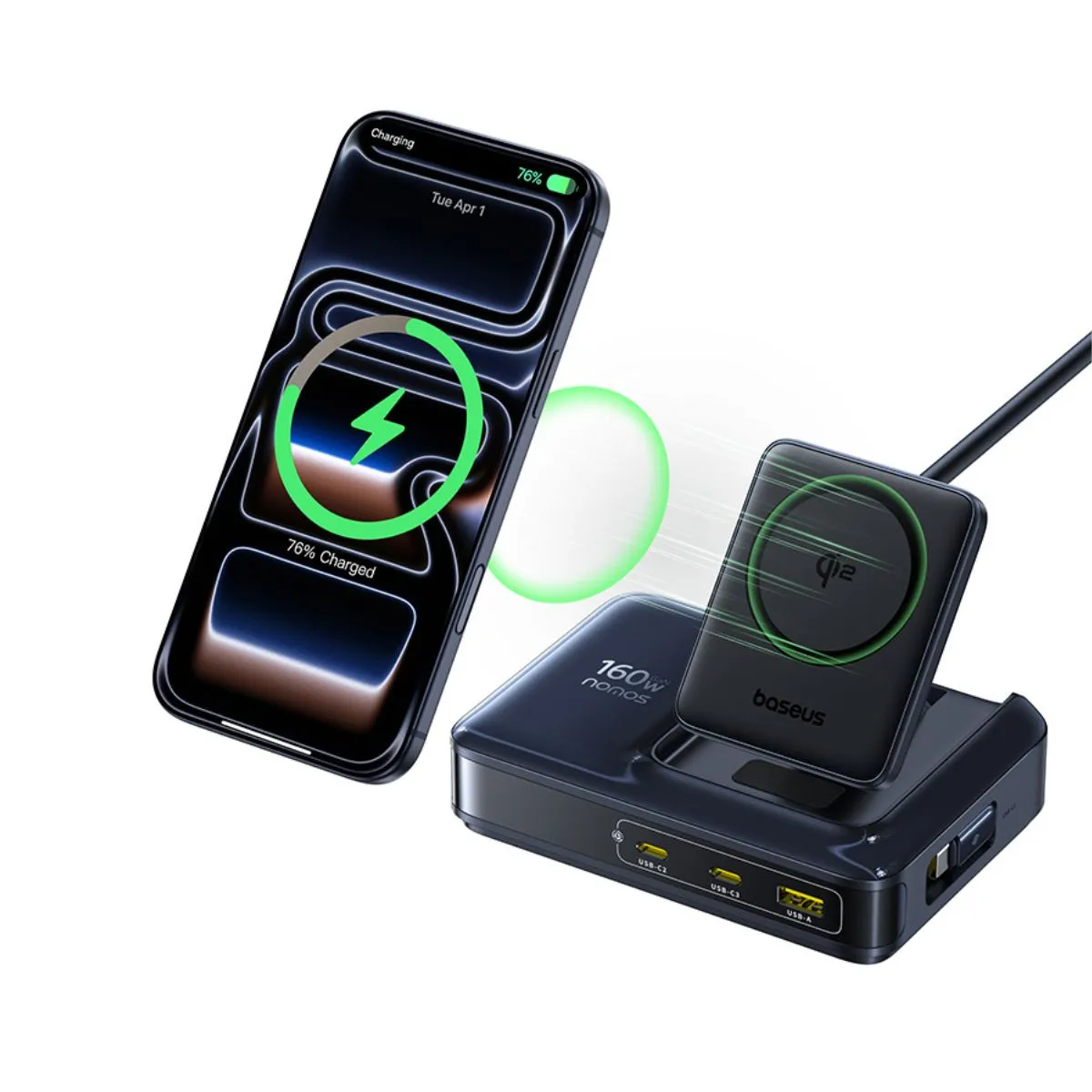 Baseus Nomos NH21 station de charge 5-en-1 160 W bureau