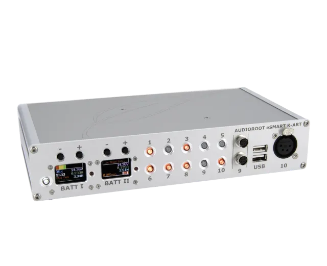 Audioroot eSMART K-ART distributeur alimentation double batterie