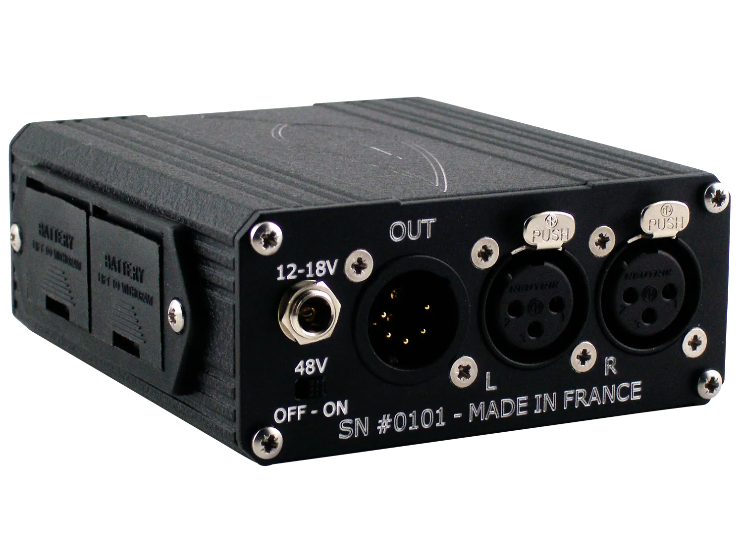 BSRF Audioroot FEMTO préampli micro stéréo 2 entrées XLR