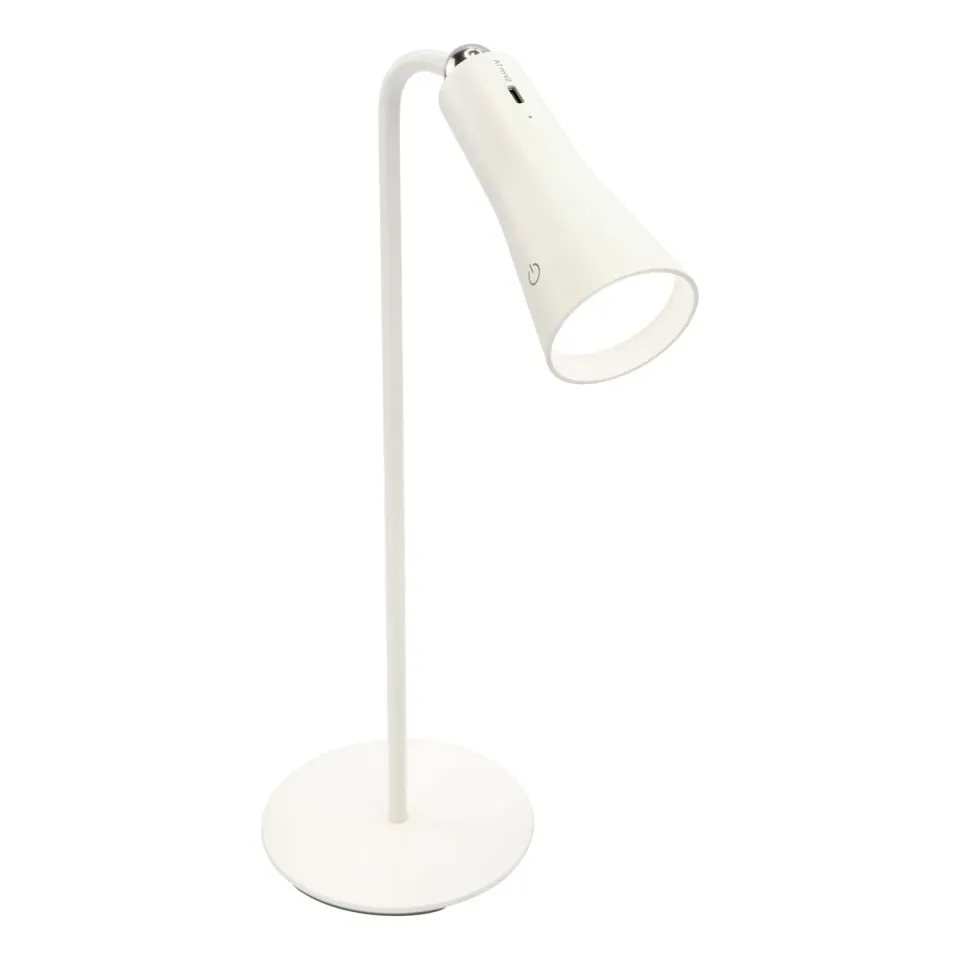 ANSMANN 3 en 1 lampe de bureau LED rechargeable USB-C