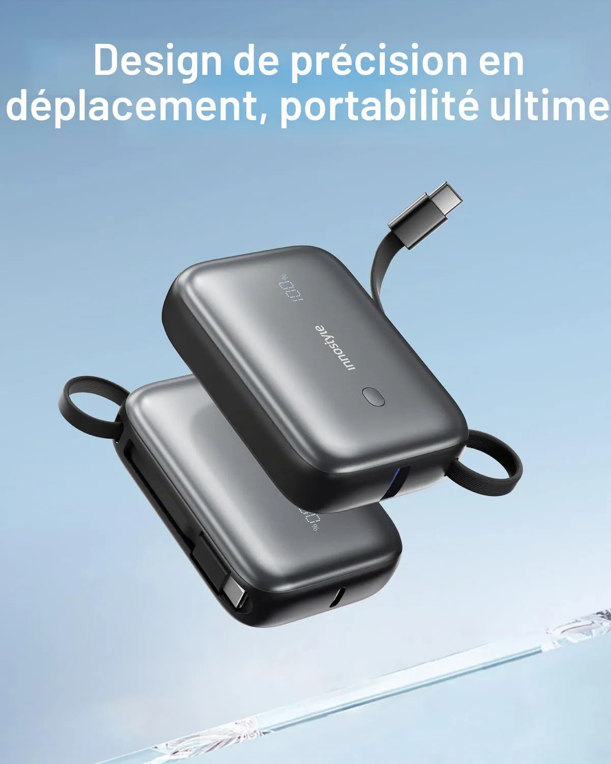 Innostyle PowerGo Mini+ batterie externe 10 000 mAh 22,5 W USB-C
