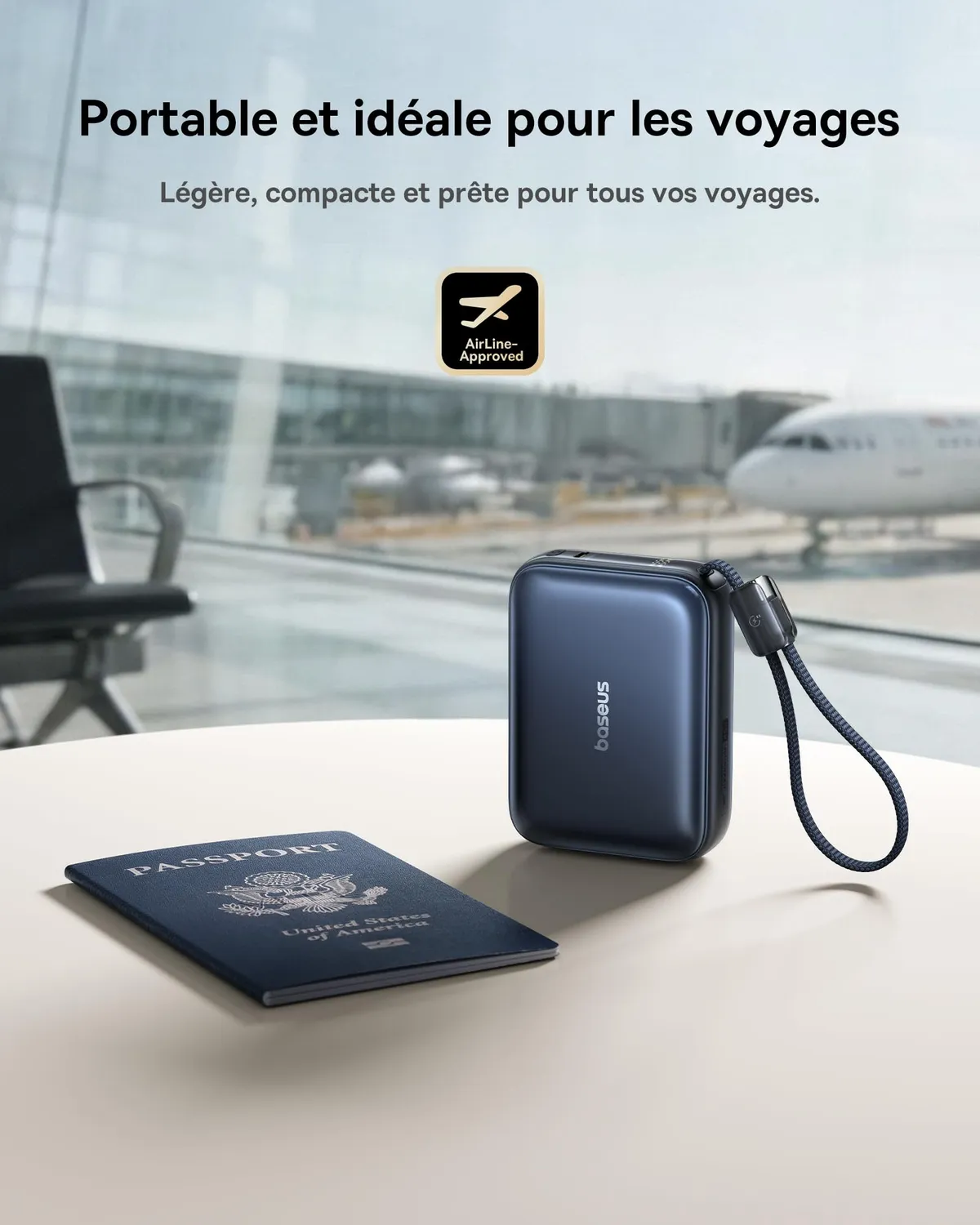 Baseus AC22 Mini batterie externe 20 000 mAh 45 W USB-C