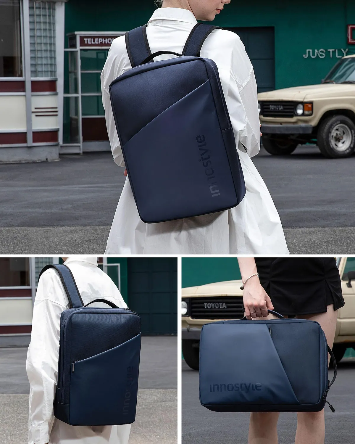 Innostyle DailyCommute sac à dos ordinateur 15,6 pouces bleu