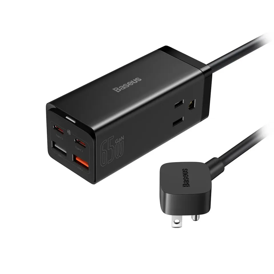 Baseus GaN3 Pro Multiprise chargeur 6 en 1 65W