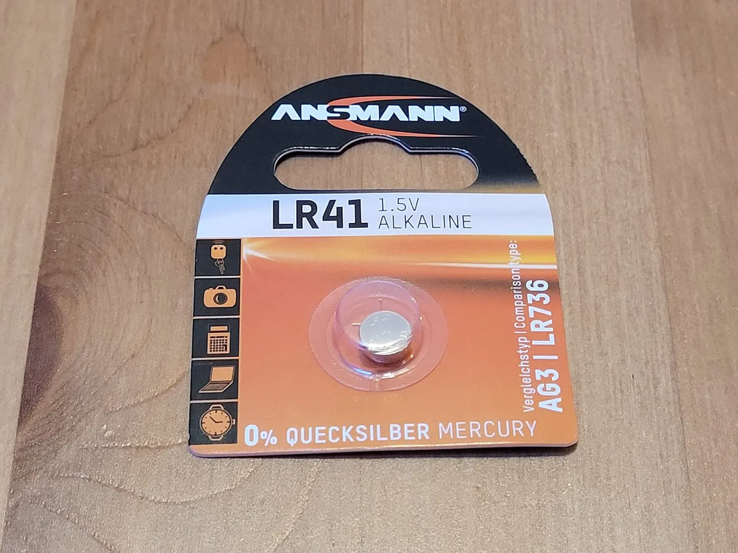 ANSMANN LR41 pile bouton alcaline 1,5 V 1 pièce
