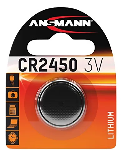 ANSMANN CR2450 pile bouton lithium 3 V 630 mAh lot de 1