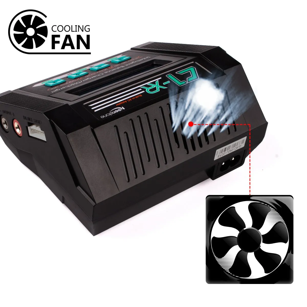 Keenstone chargeur LiPo 100 W 10 A avec déchargeur et connecteurs
