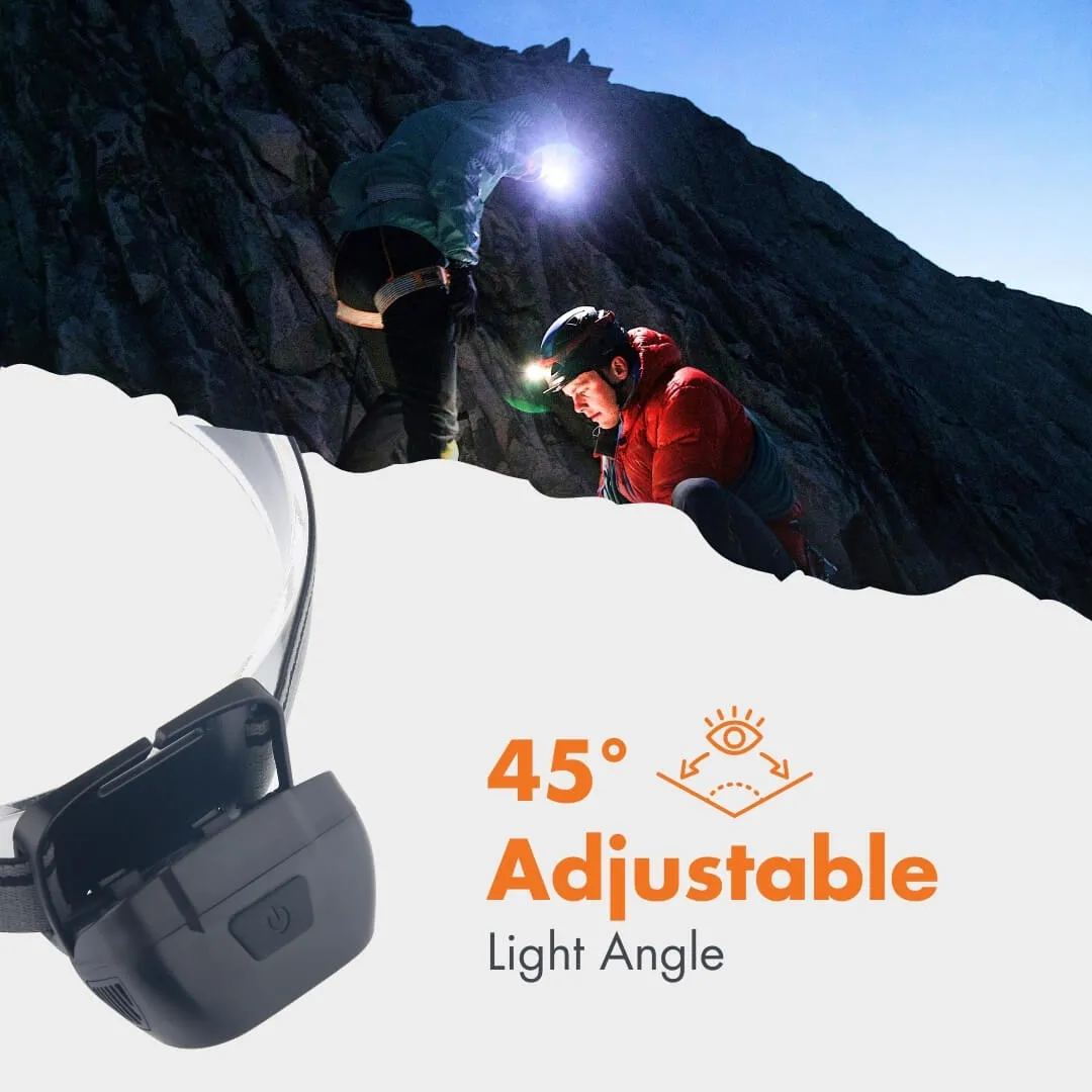 Uniross ProLite 350LM lampe frontale rechargeable USB