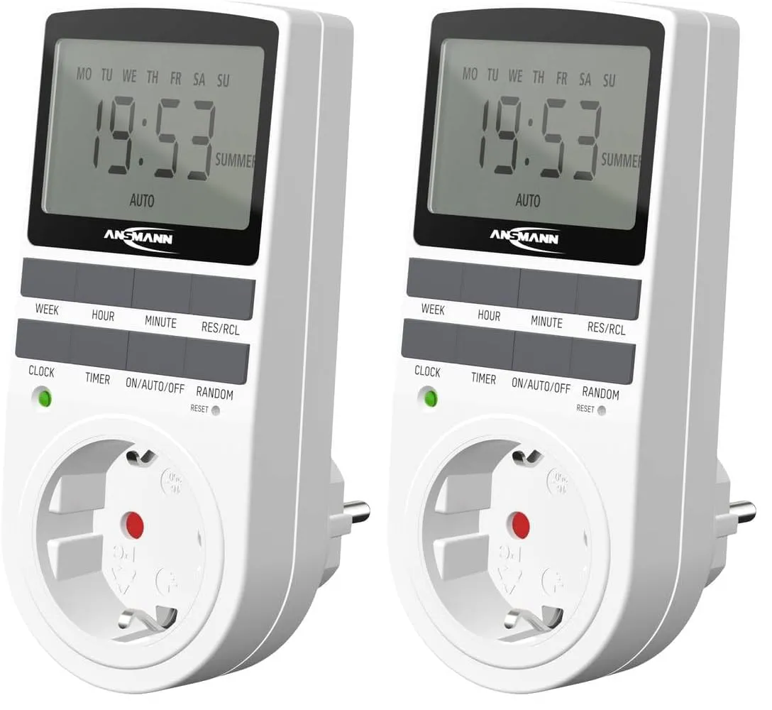 ANSMANN AES4 programmateur prise 1 pièce, 10 programmes