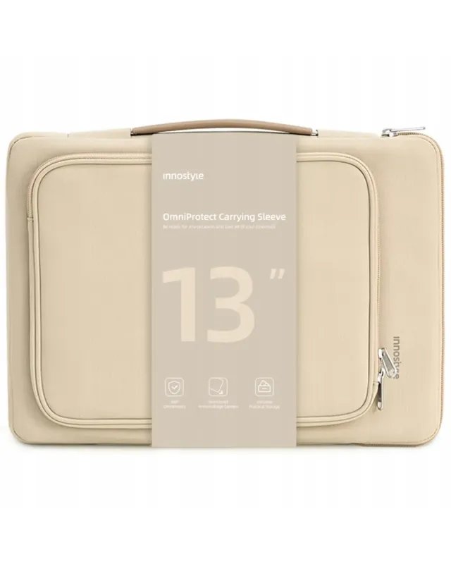 Innostyle OmniProtect sacoche ordinateur 13 pouces beige étanche