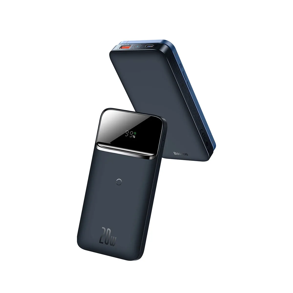 Baseus Magnetic Power Bank batterie magnétique 20 W 10 000 mAh bleue
