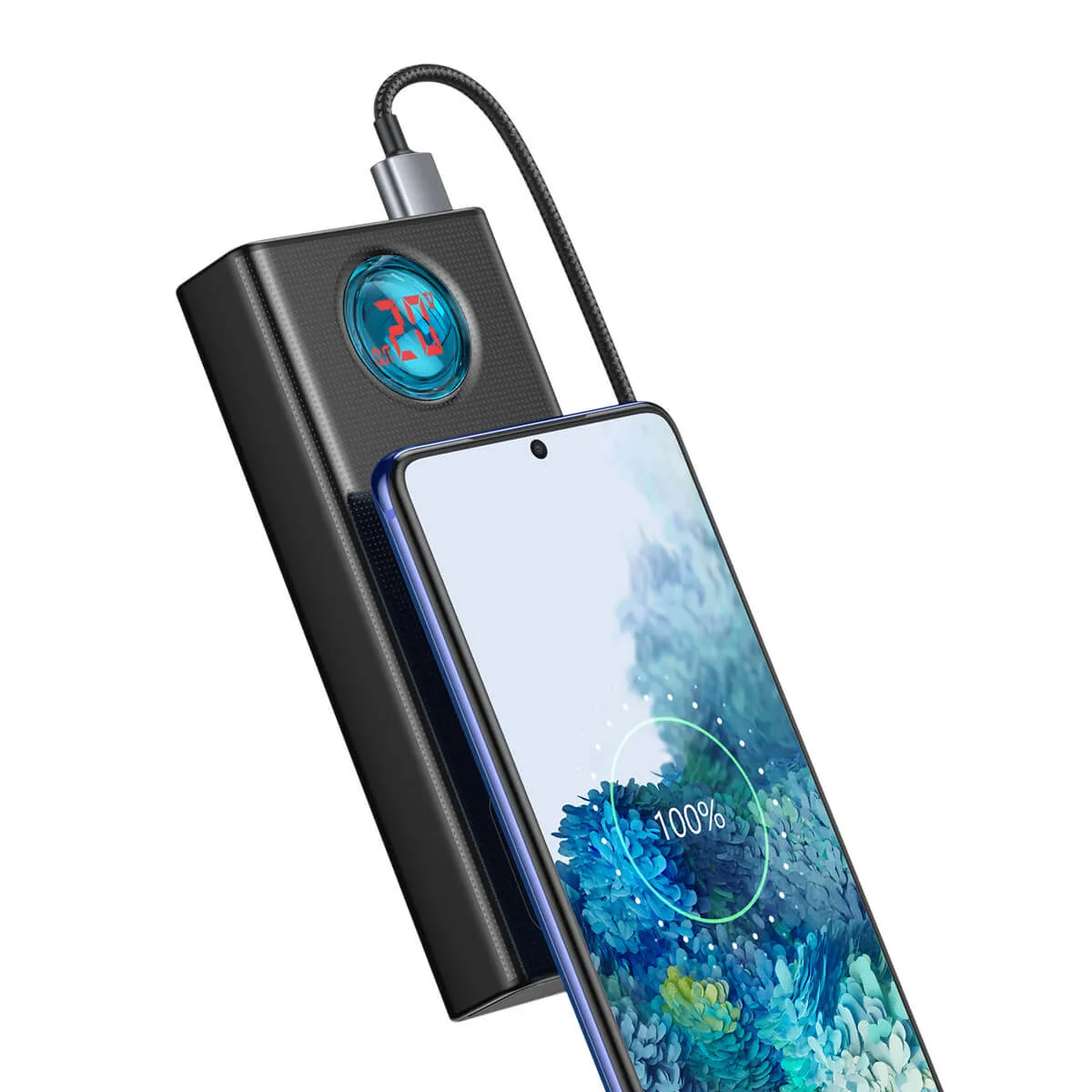 Baseus Amblight batterie externe 30000mAh 65W noir