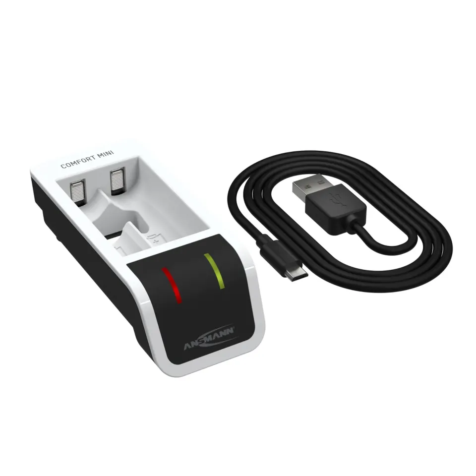 ANSMANN Comfort Mini chargeur de piles AA AAA 2 logements