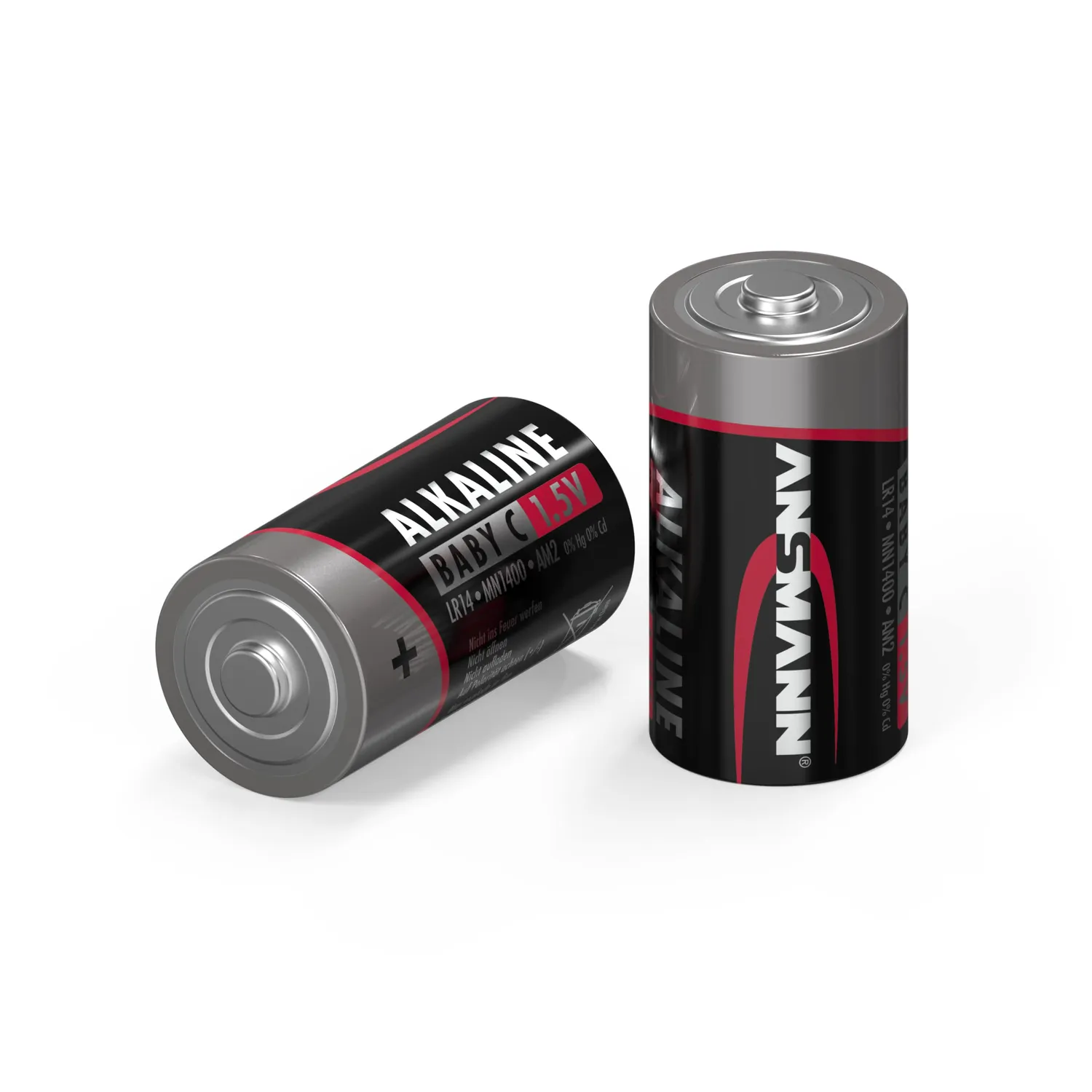 ANSMANN piles Baby C LR14 alcalines 1,5 V lot de 20