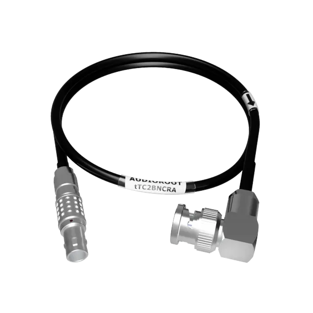 BSRF Audioroot tTC2BNCRA câble timecode BNC coudé 60 cm
