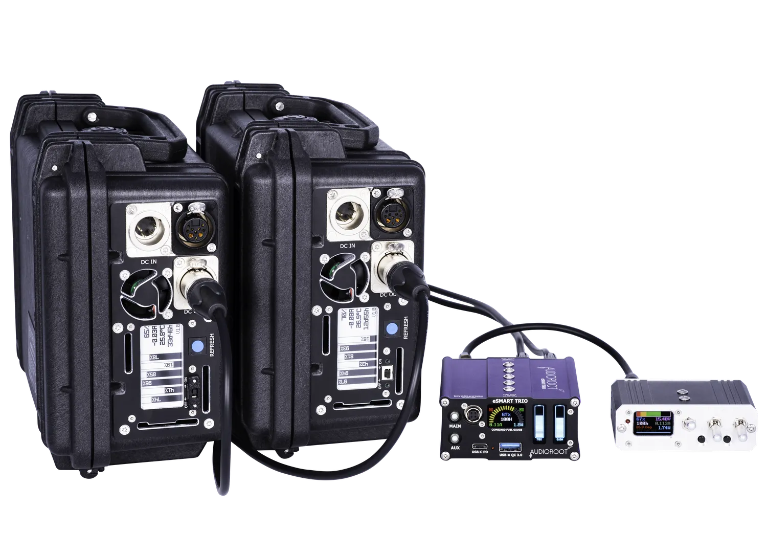 BSRF Audioroot eSMART TRIO distributeur d’alimentation professionnel