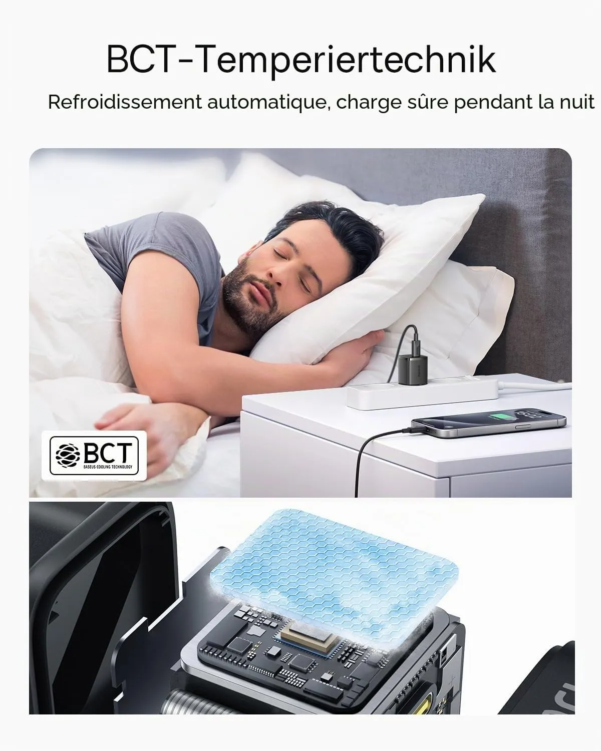 Baseus chargeur USB-C 30 W GaN3 compact