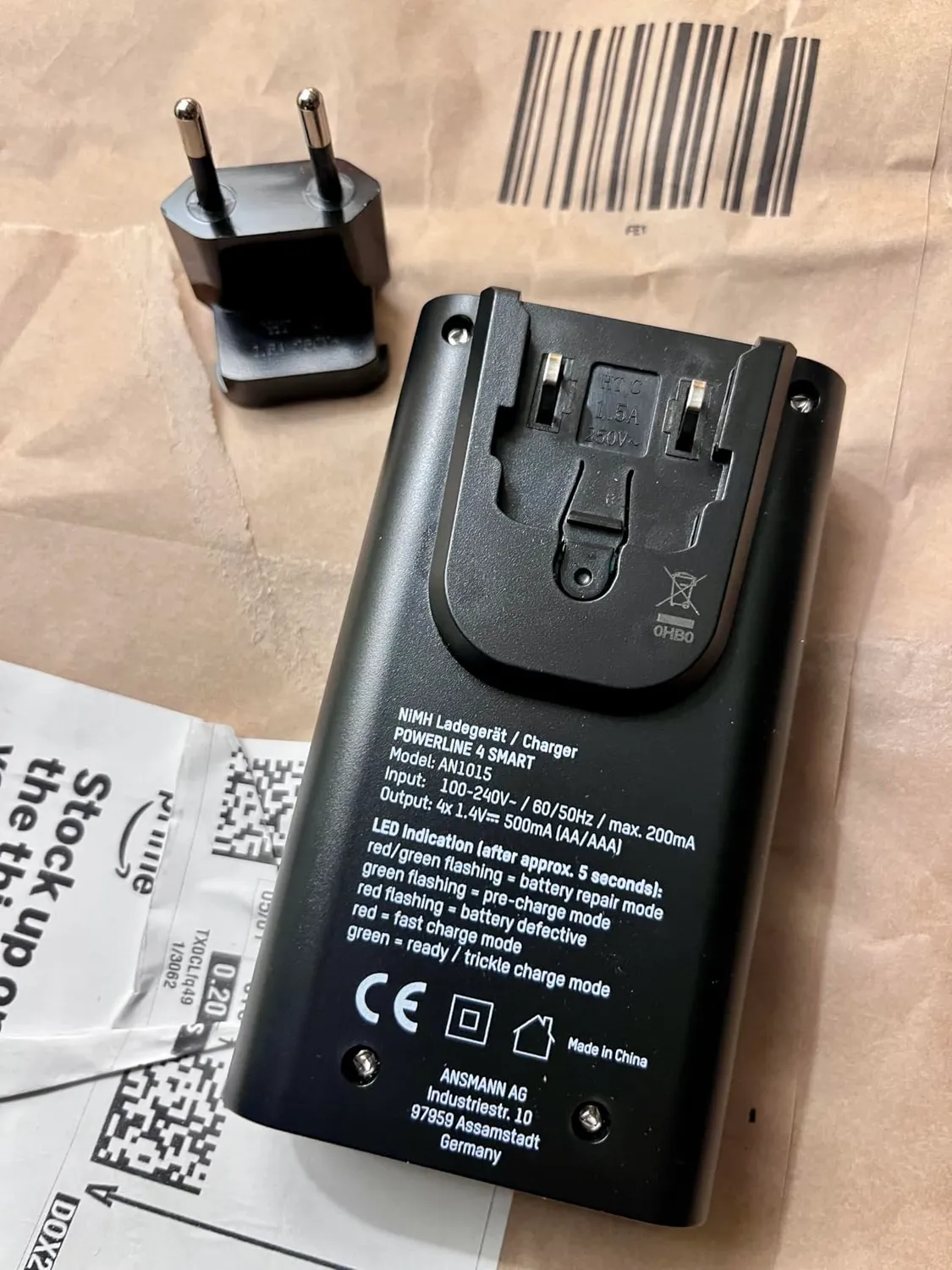 ANSMANN Powerline 4 Smart chargeur piles AA/AAA avec mode réparation