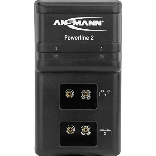 ANSMANN Powerline 2 chargeur HR9V 1 à 2 piles intelligent