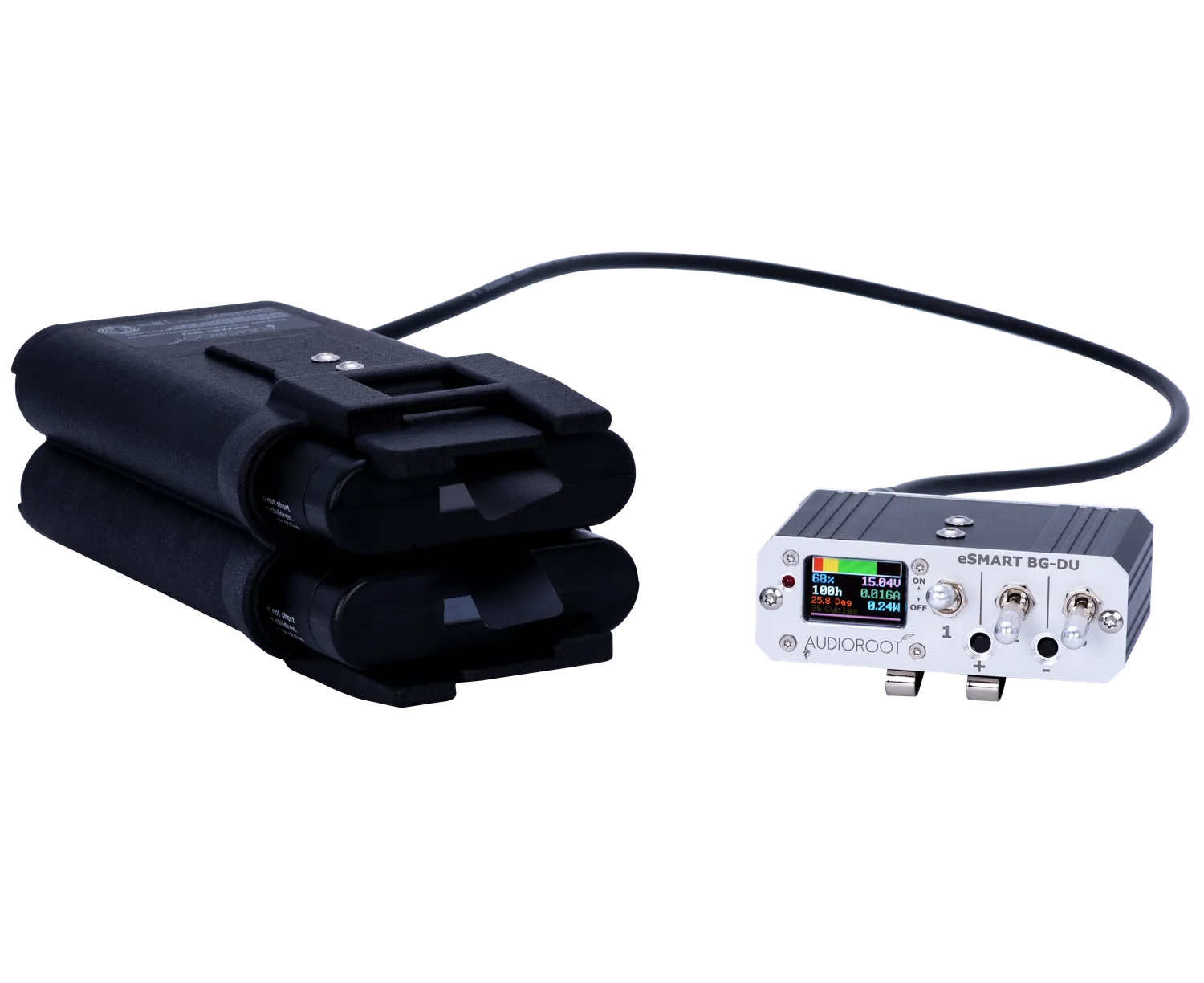 BSRF Audioroot BH2 support double batterie eSMART
