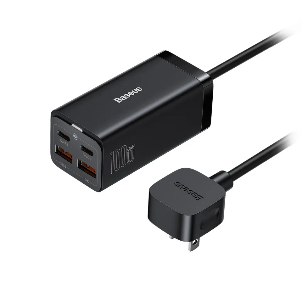 Baseus GaN3 Pro chargeur de bureau 100 W 4 ports