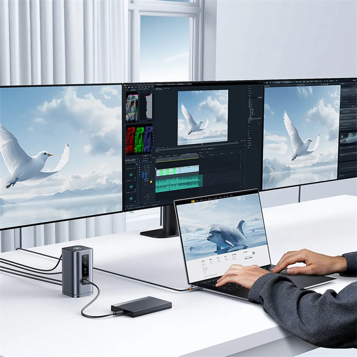 Baseus Spacemate 11-in-1 station d’accueil USB-C Windows
