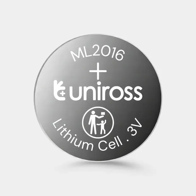 Uniross ML2016 pile bouton lithium rechargeable industrielle