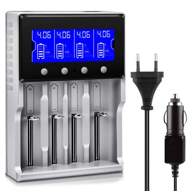 Keenstone chargeur universel 4 emplacements LCD