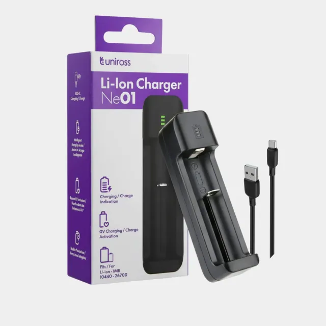 Uniross NeO1 UCX750 chargeur Li-ion USB-C 1 emplacement