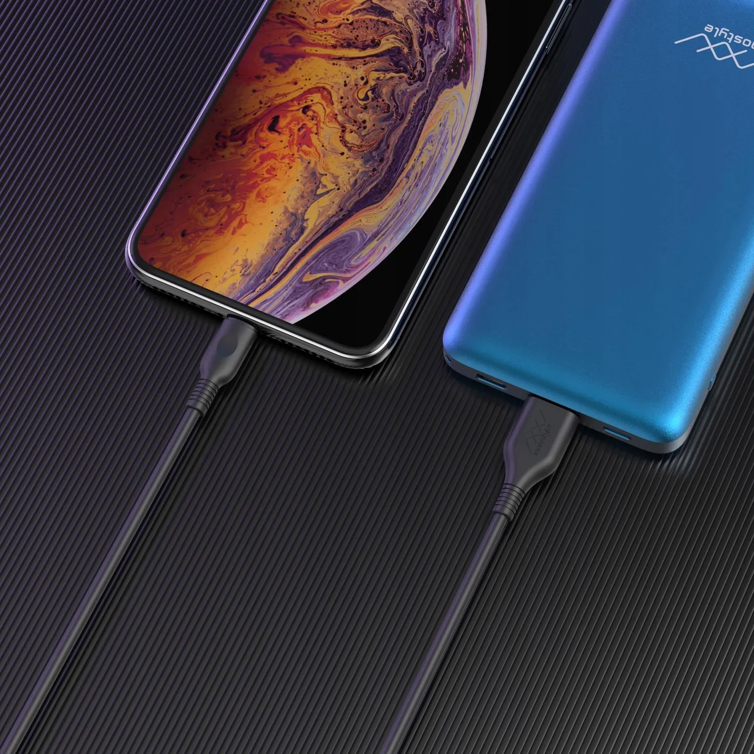 Innostyle PowerFlex câble Lightning USB-A 1,5 m MFi Kevlar