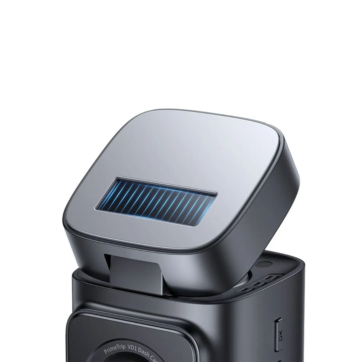 Baseus PrimeTrip VD1 Pro dashcam 4K avant 1080p arrière solaire